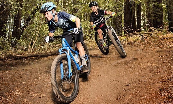 Most kids’ bikes follow a simple hardtail mountain bike design